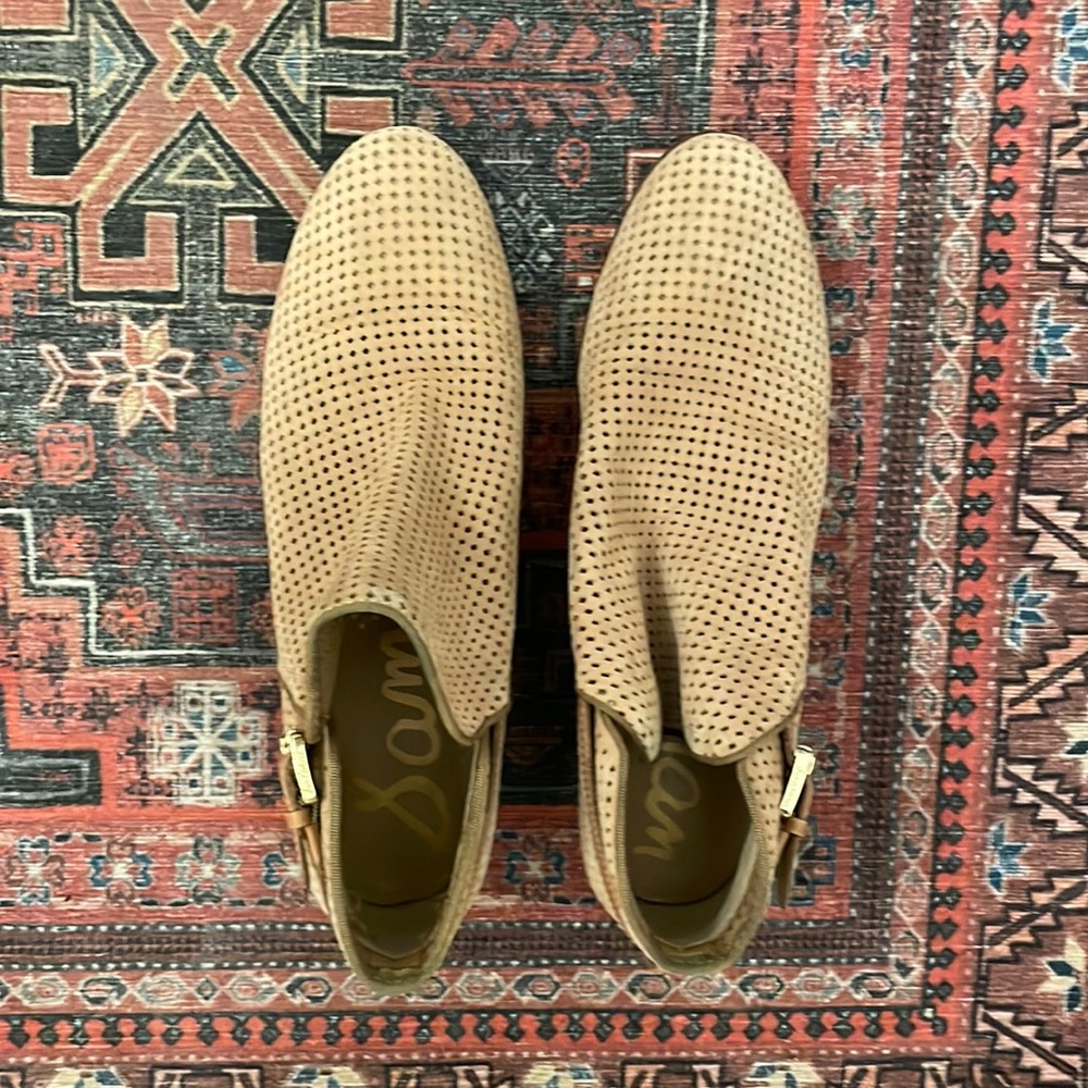 SAM EDELMAN | Camel coloured ankle booties